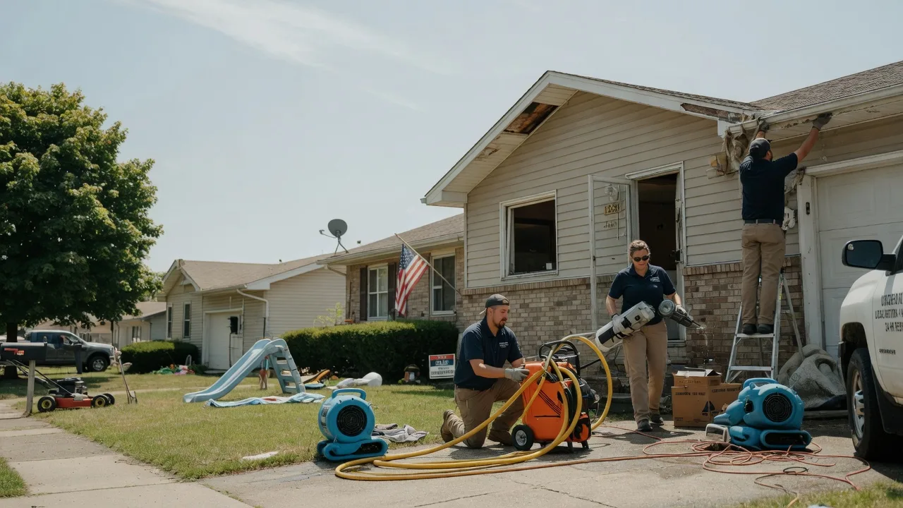 Water Damage Restoration in Three Bridges, NJ near me
